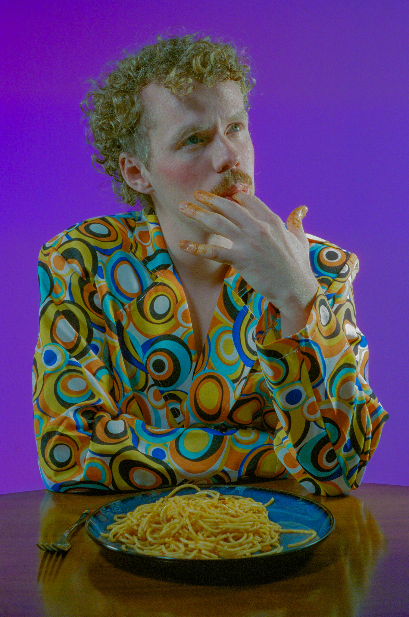 Sindri at dinner — from the series