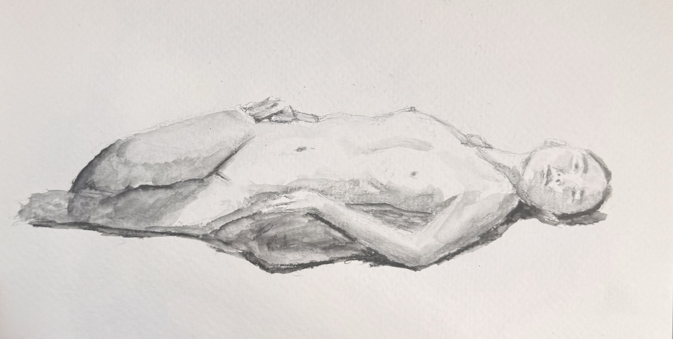 Life drawings — N° 3 — foreshortened, 2026