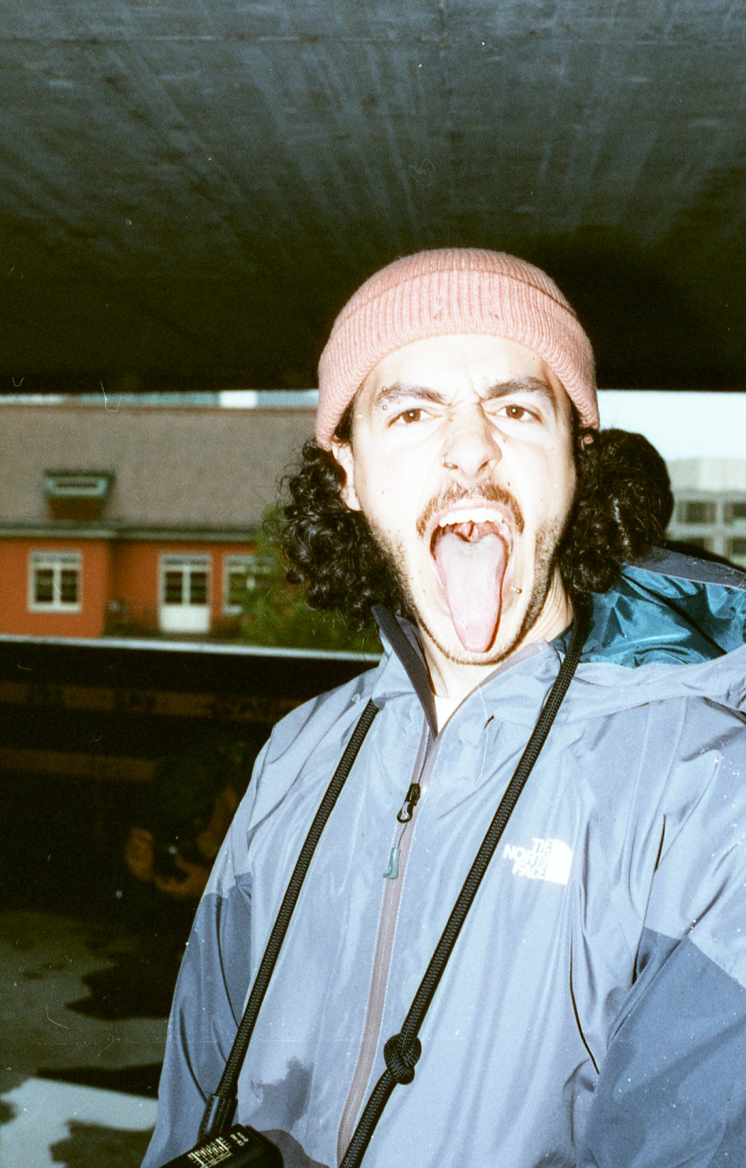 Photobooth frame — another stranger sticking their tongue out